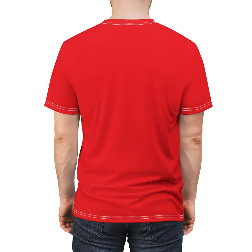 Thumbnail: Port / Starboard on Front - Nautical - Unisex AOP Cut & Sew Tee