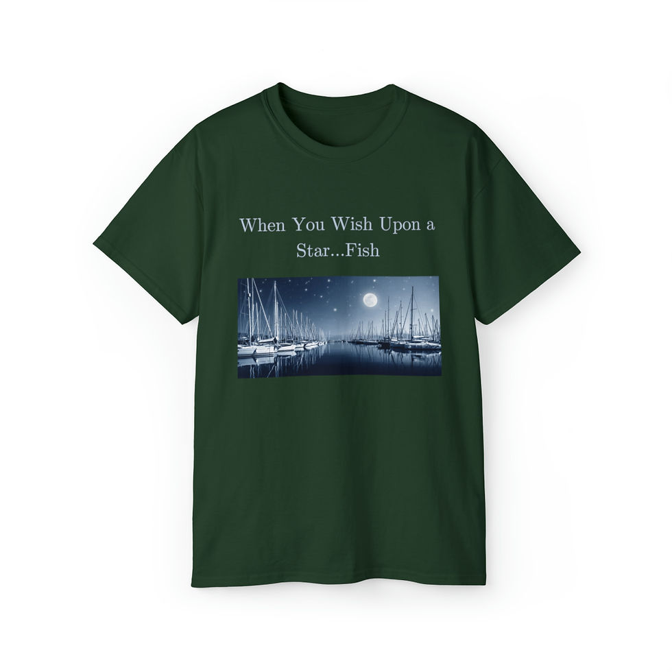 Thumbnail: When you wish upon a Star . . . Fish.  Unisex Ultra Cotton Tee
