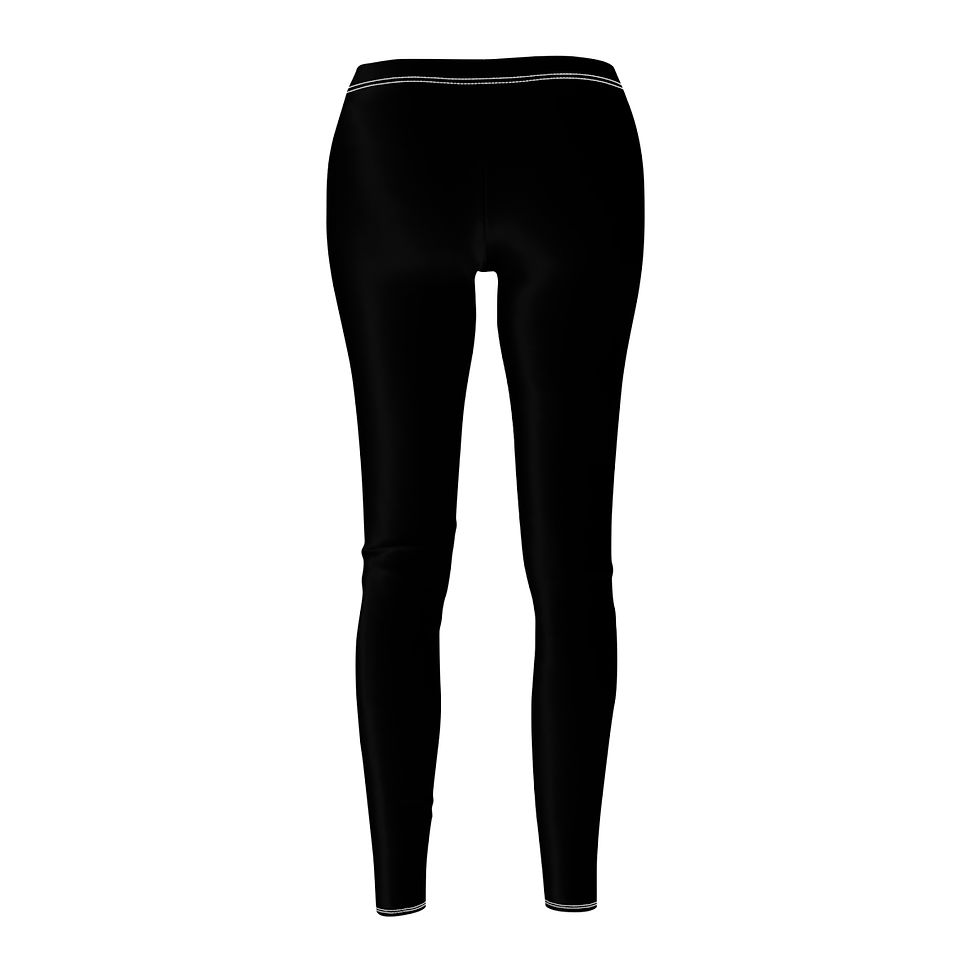 Thumbnail: Port / Starboard /Arrows - Upside Dn Nautical- Women's Cut & Sew Casual Leggings