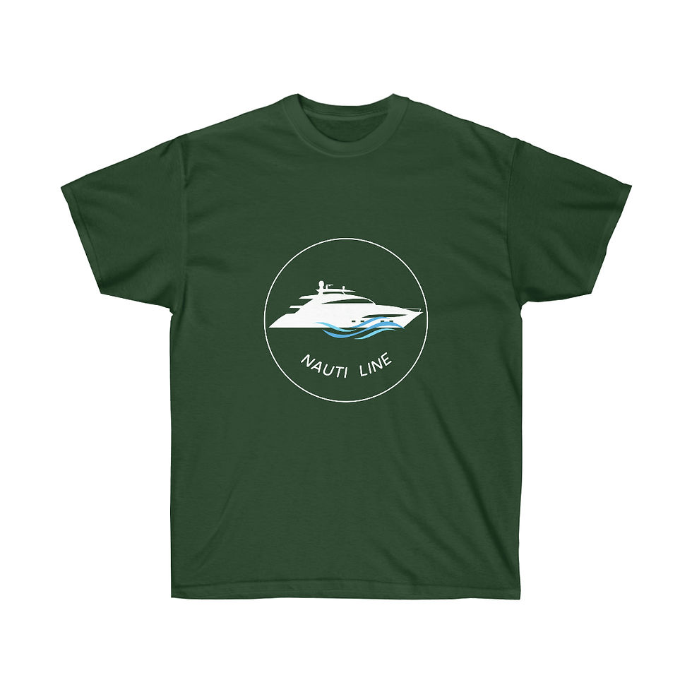 Thumbnail: The Nauti Line. - Unisex Ultra Cotton Tee