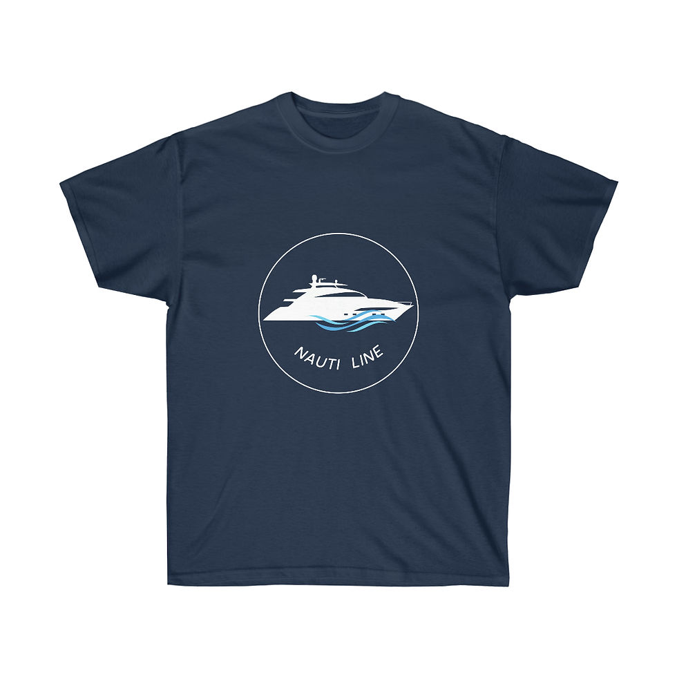 Thumbnail: The Nauti Line. - Unisex Ultra Cotton Tee