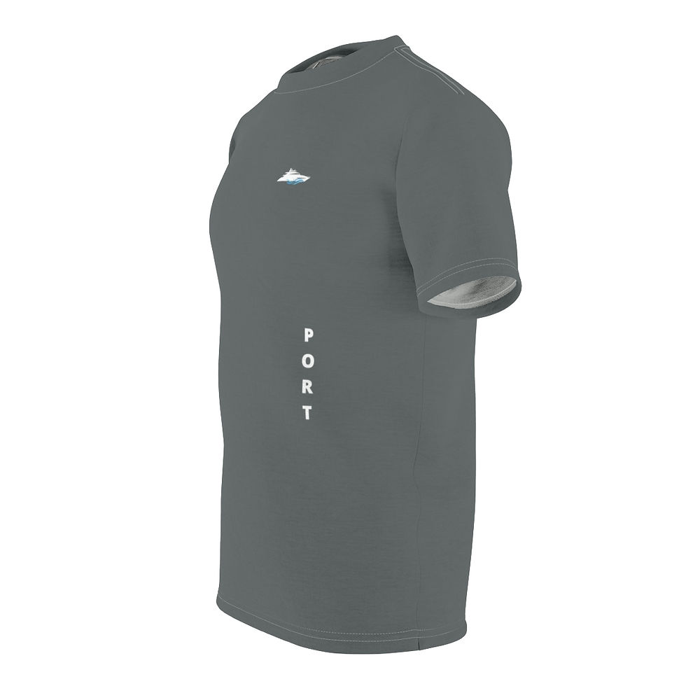 Thumbnail: Port / Starboard on Front - Nautical - Unisex AOP Cut & Sew Tee