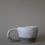 Thumbnail: Matte white mug with large handle