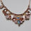Thumbnail: Rose-Gold Coloured Costume Necklace