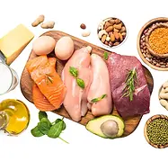 protein in Gain and Vegitables