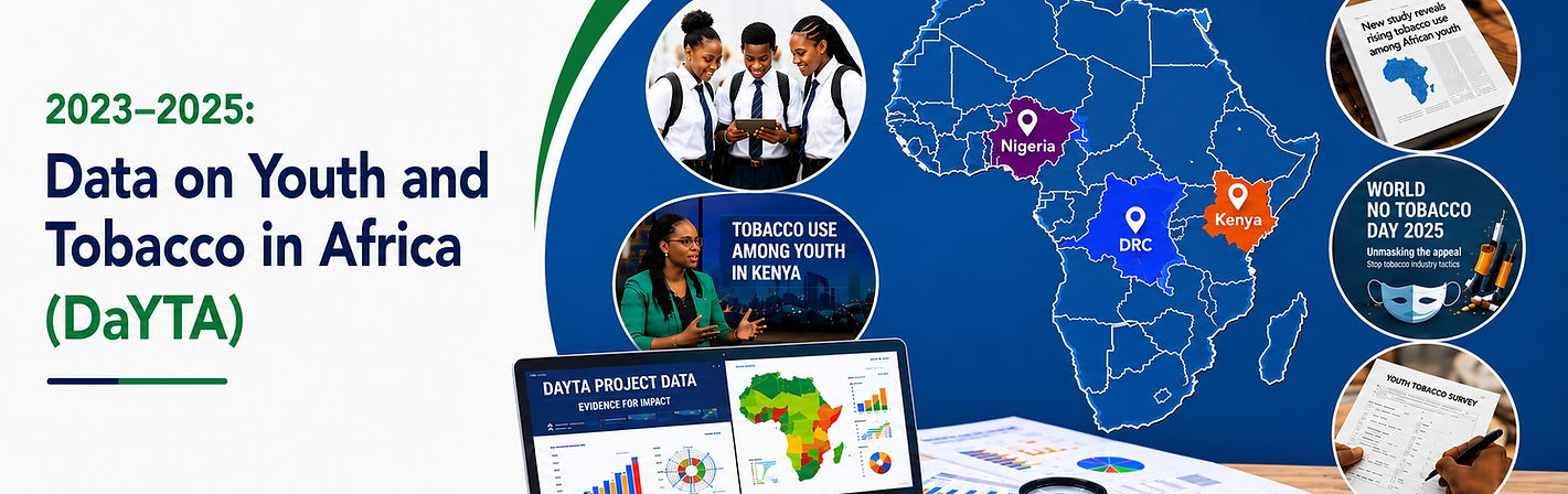 Data on Youth and Tobacco in Africa (DaYTA) | Centre for Research in Health and Development | CRIHDev