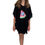 Thumbnail: Black Poncho Short Coverup