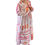 Thumbnail: Pink Layered Kaftan Dress