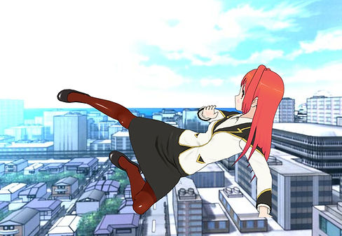Anime Character Flying