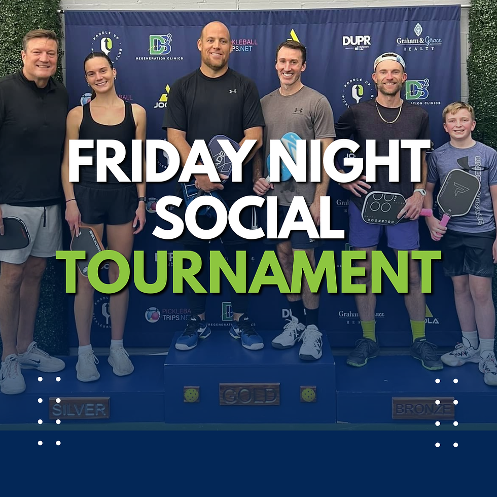 Friday Night Social Tournament - Paddle Up Lake STL