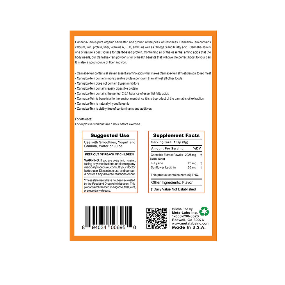 Thumbnail: Cannaba-Tein PROTEIN POWDER Chocolate 2.2 lbs