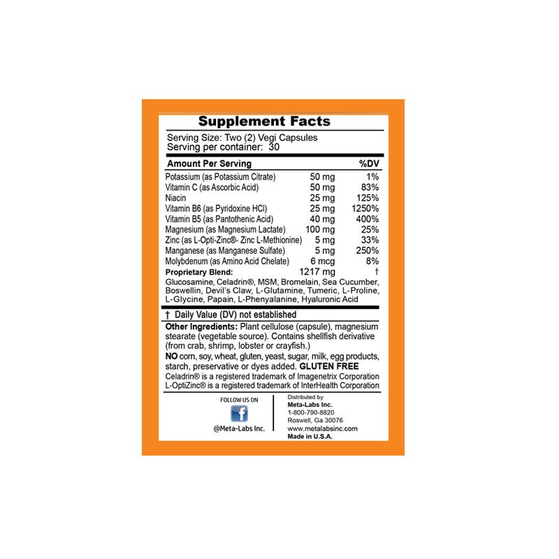 Thumbnail: JOINT LUBRICATION 60 Vegi Capsules