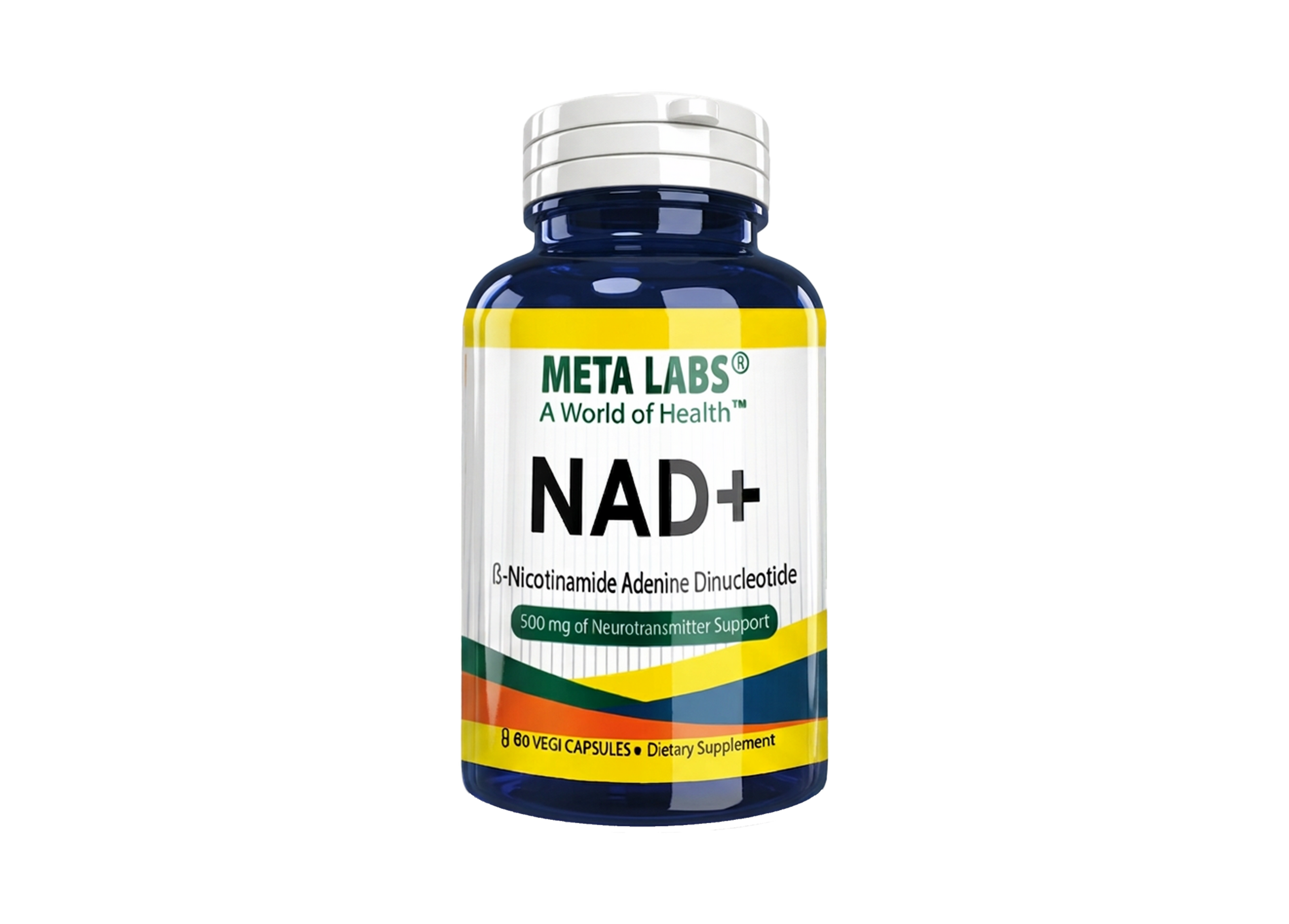 NAD+ ß-Nicotinamide Adenine Dinucleotide (500 mg) - 90 Capsules