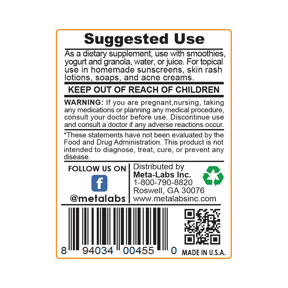 Thumbnail: ZINC OXIDE USP-8 OZ