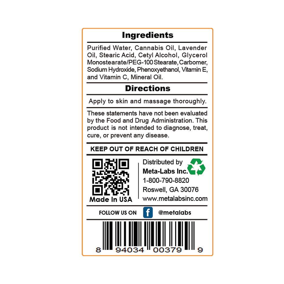 Thumbnail: CANNABIS LOTION,  4 OZ., CBD RICH.