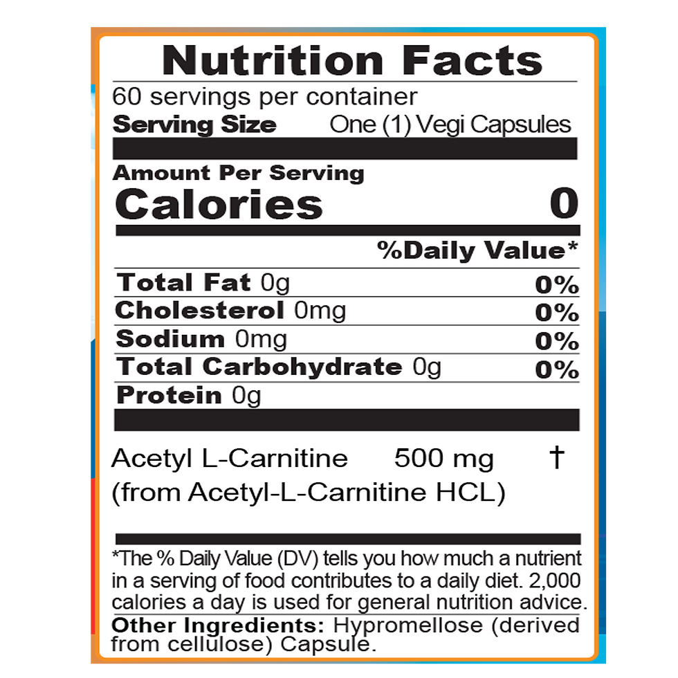 Miniatura: Acetyl-L Carnitine 60ct
