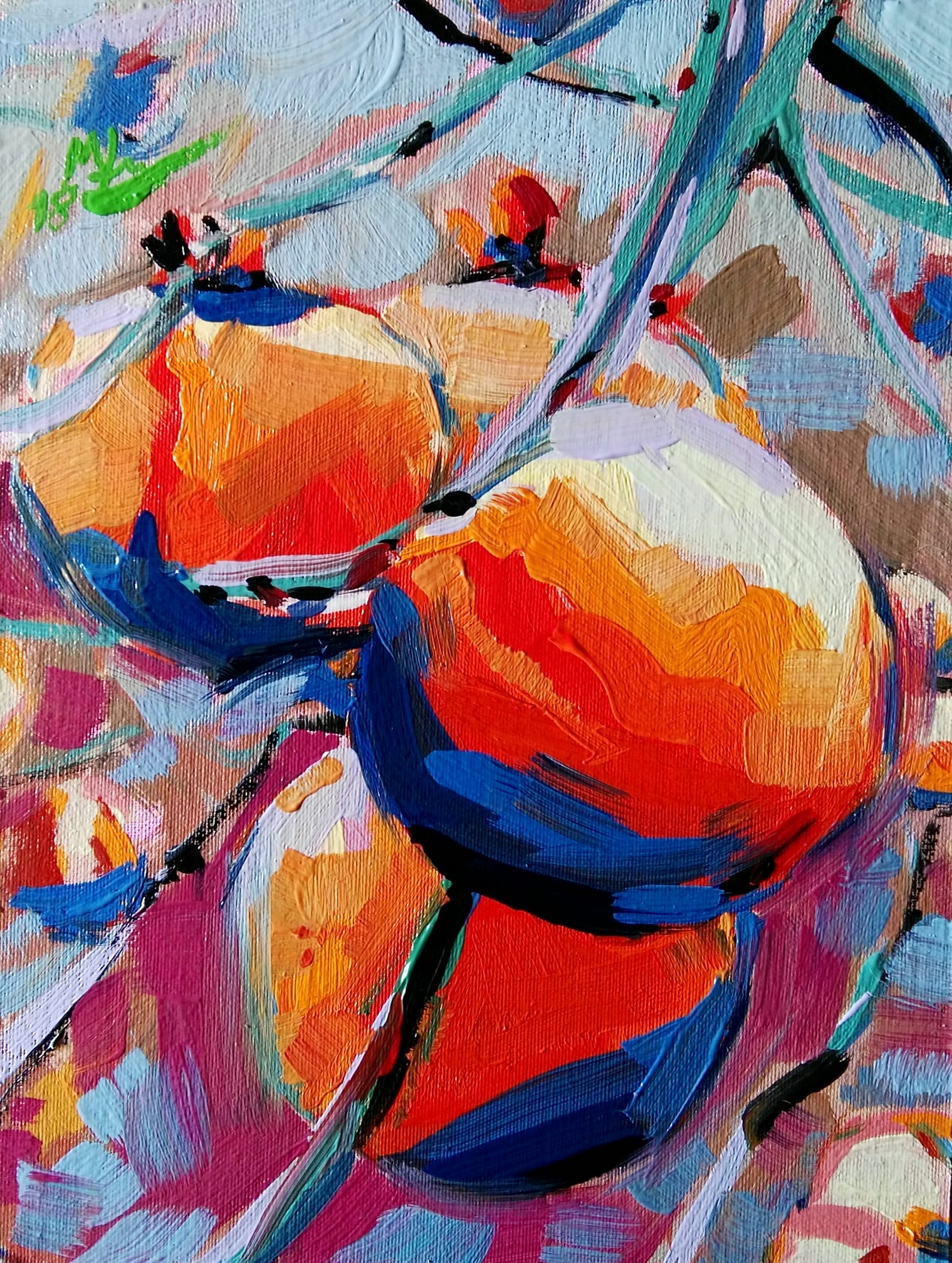 "Cold persimmons"