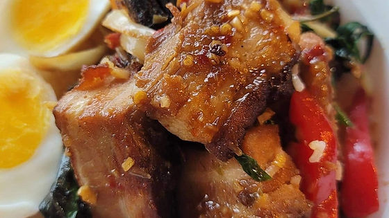 Pork Belly Rice Bowl