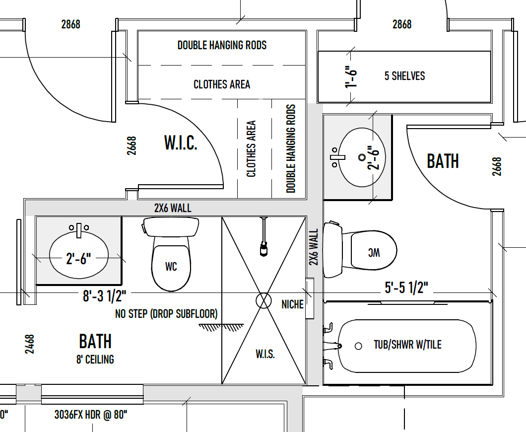 Rapid Designs plan set example — clean, legible plan