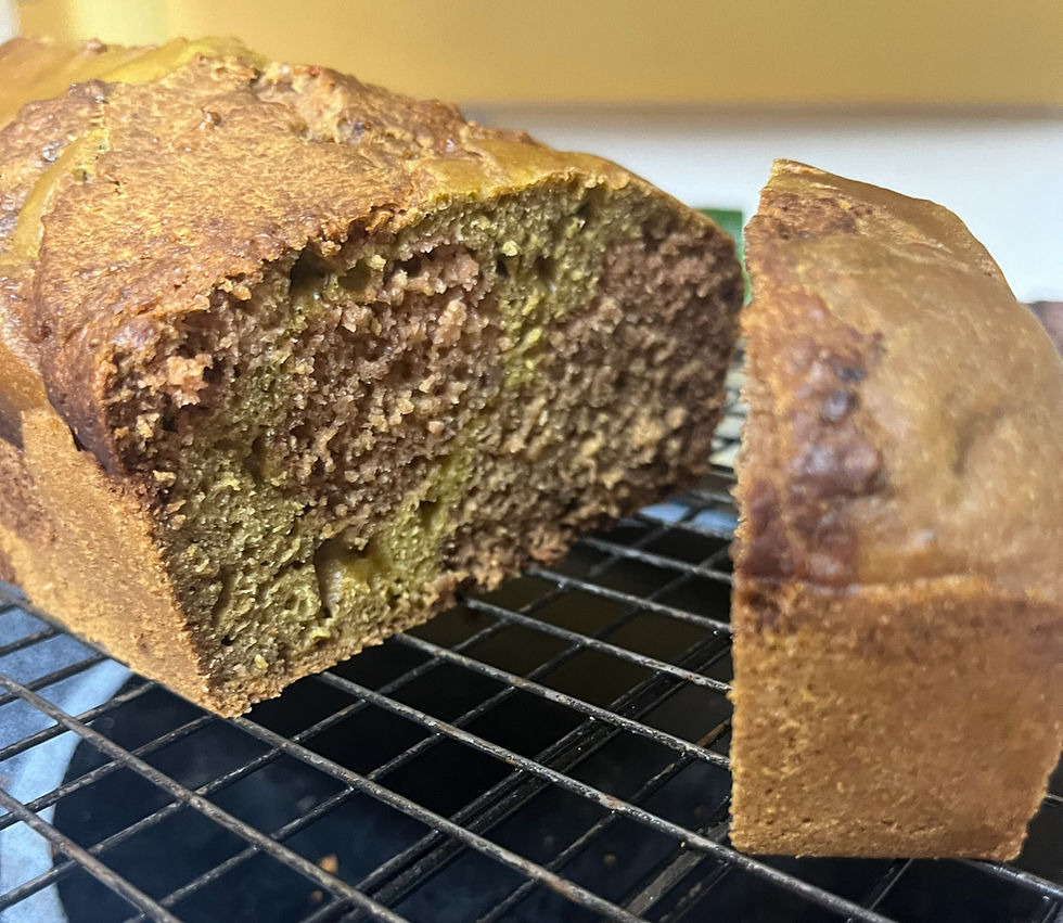 Native Food of the Week - Pawpaw Matcha Bread