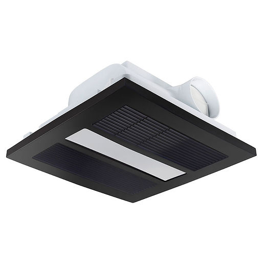 Brilliant Solace 3 in 1 Bathroom Heater Matt Black - 21476/06 | SellMyApple