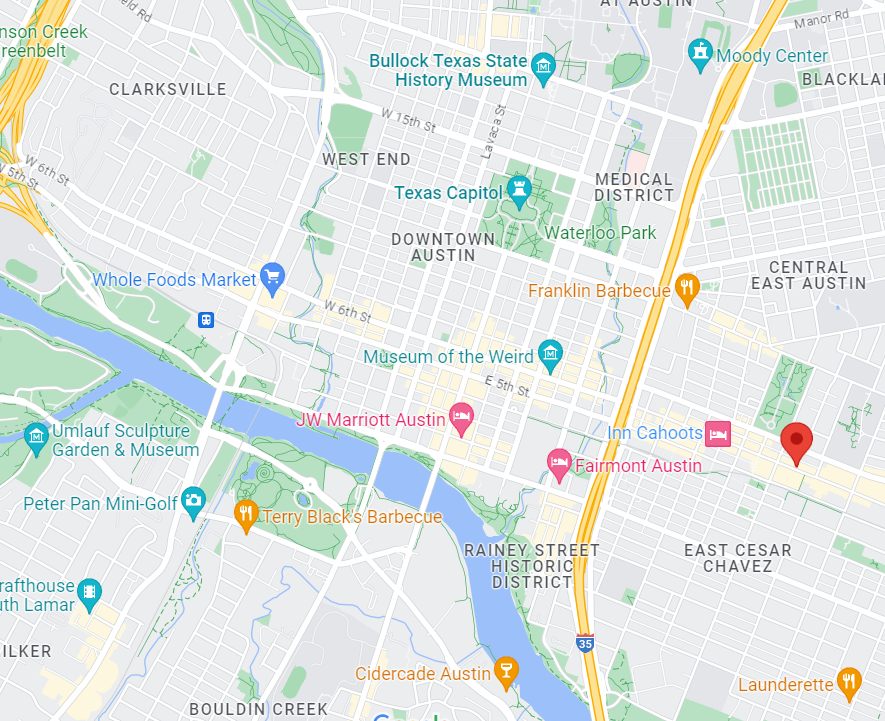 East Austin Map