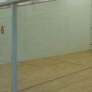 CourtTech Aluminium Post Glass Back Wall