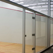 CourtTech Aluminium Post Glass Back Wall