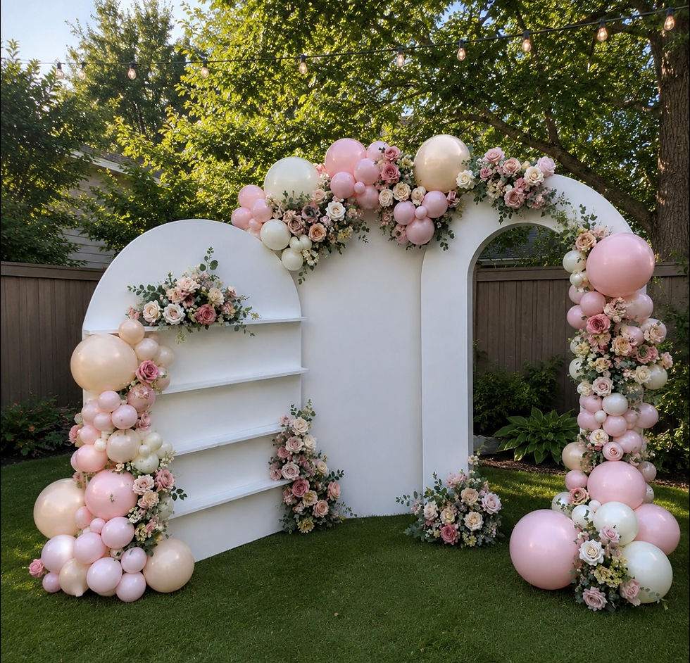 White Backdrop Rentals