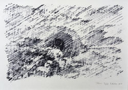 Cathrin schwimmend (Querformat)