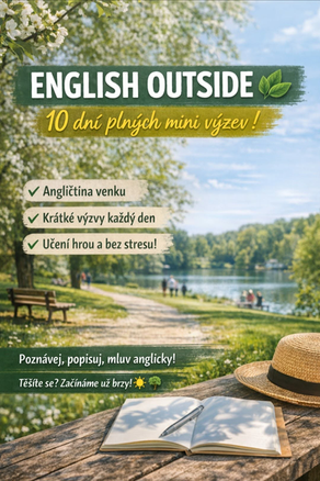 ENGLISH OUTSIDE! 🤗🍀