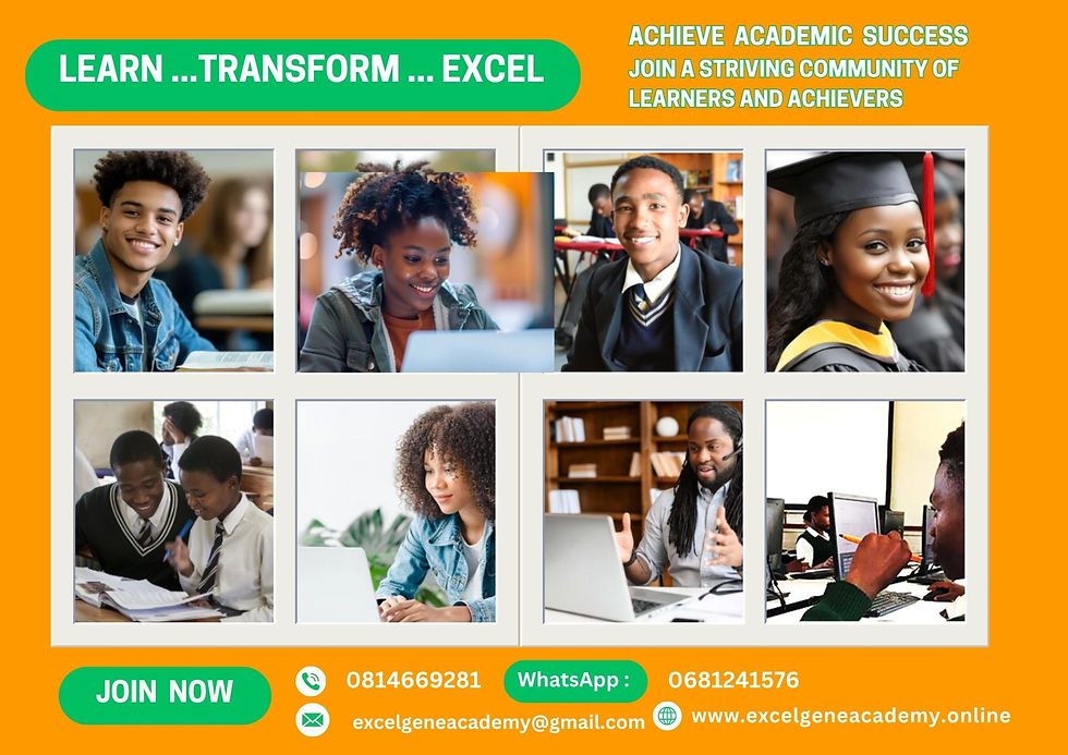Learn. Transform. Excel. — The Heartbeat of Excel Gene Academy
