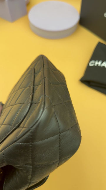 Thumbnail: RARE CHANEL SQUARE MINI GOATSKIN FLAP