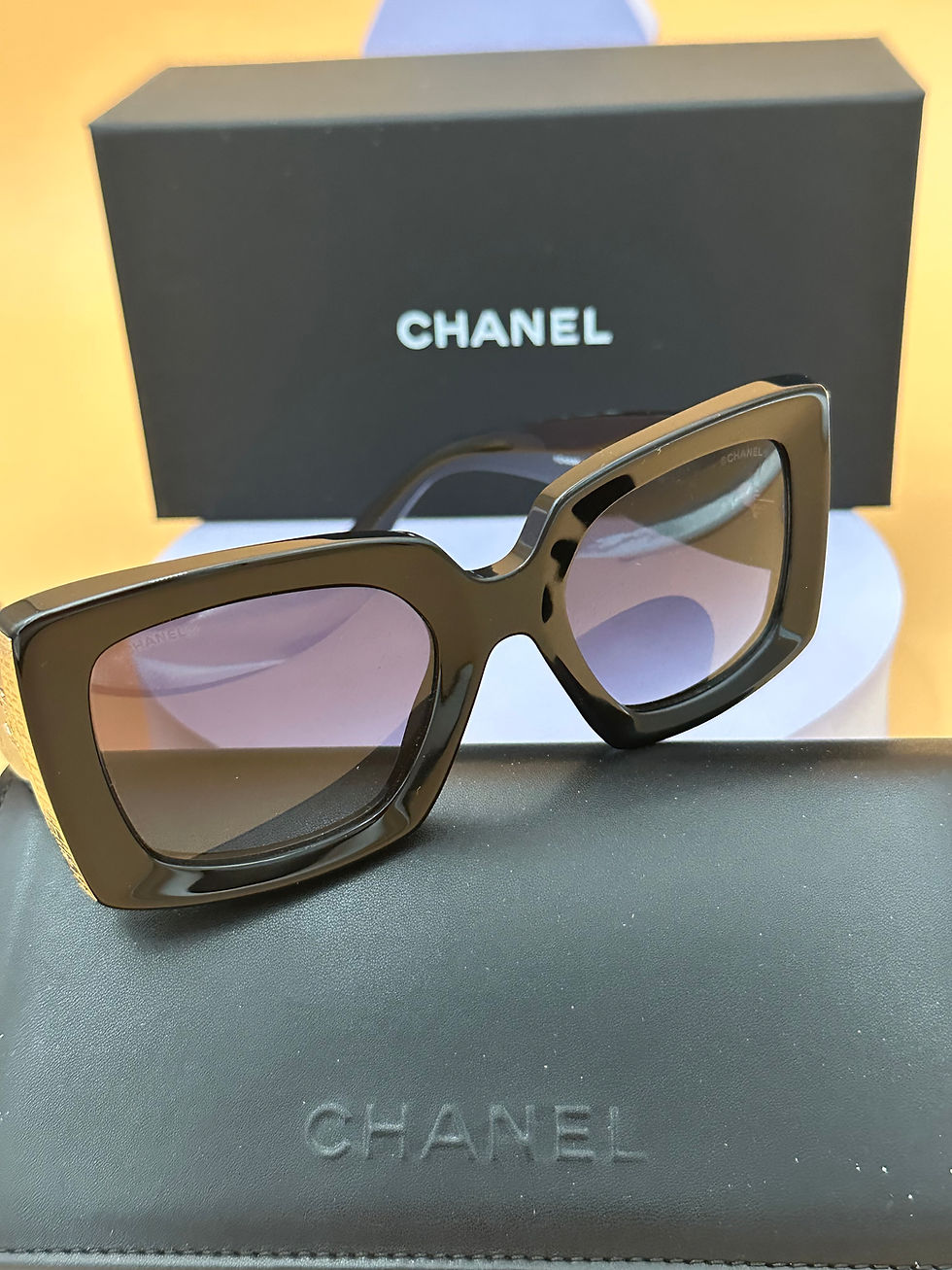 Thumbnail: CHANEL SUNGLASSES ACETATE RECTANGLE 5435-A