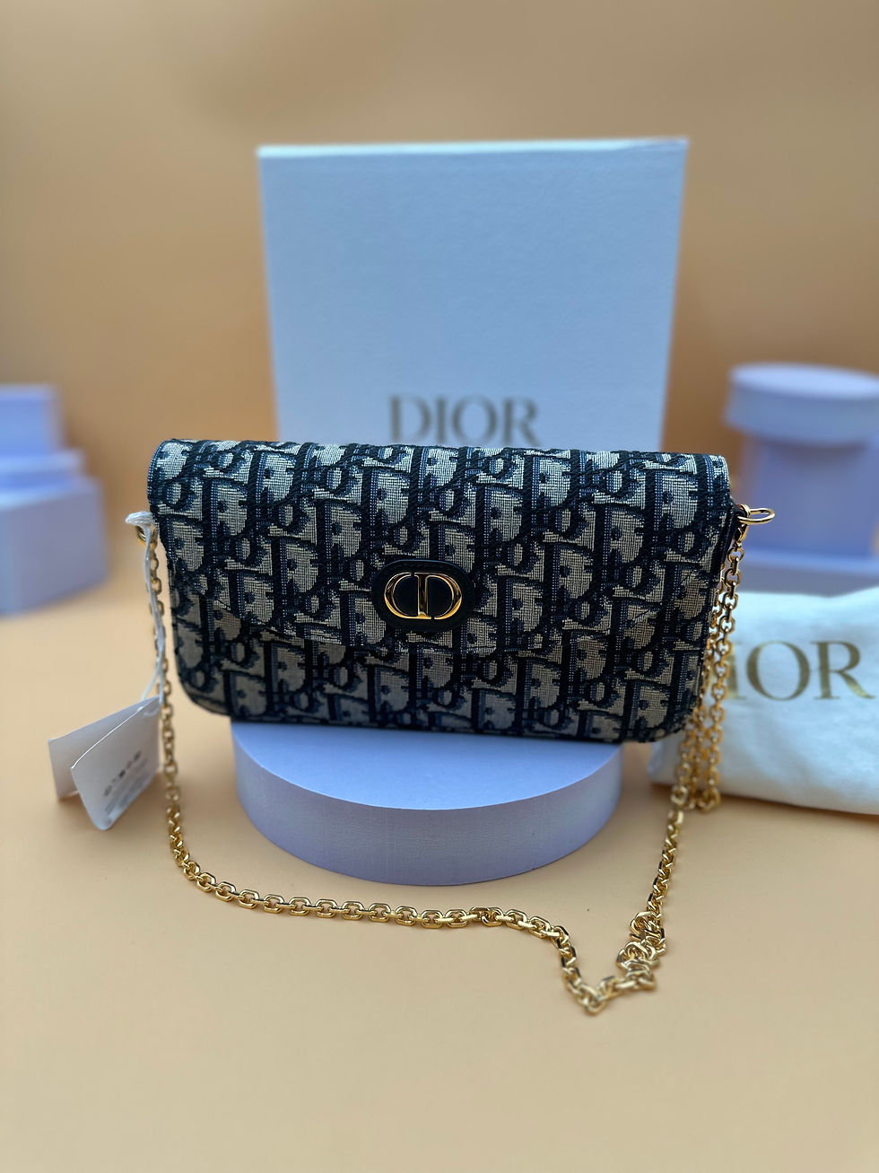 Thumbnail: CHRISTIAN DIOR 30 MONTAIGNE POUCH WITH CHAIN