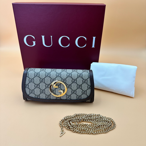 GUCCI BLONDIE WALLET ON CHAIN | DjessaLux