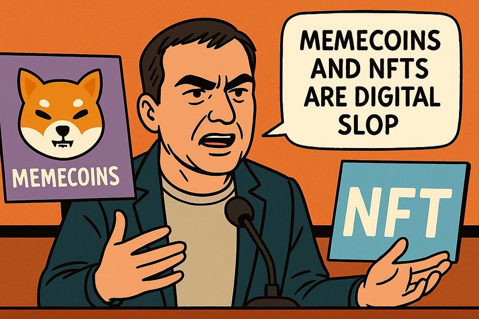 Solana co-founder Anatoly Yakovenko speaks out against memecoins and NFTs