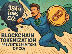 Blockchain tokenisation stops CO₂ emissions via ESG-aligned assets