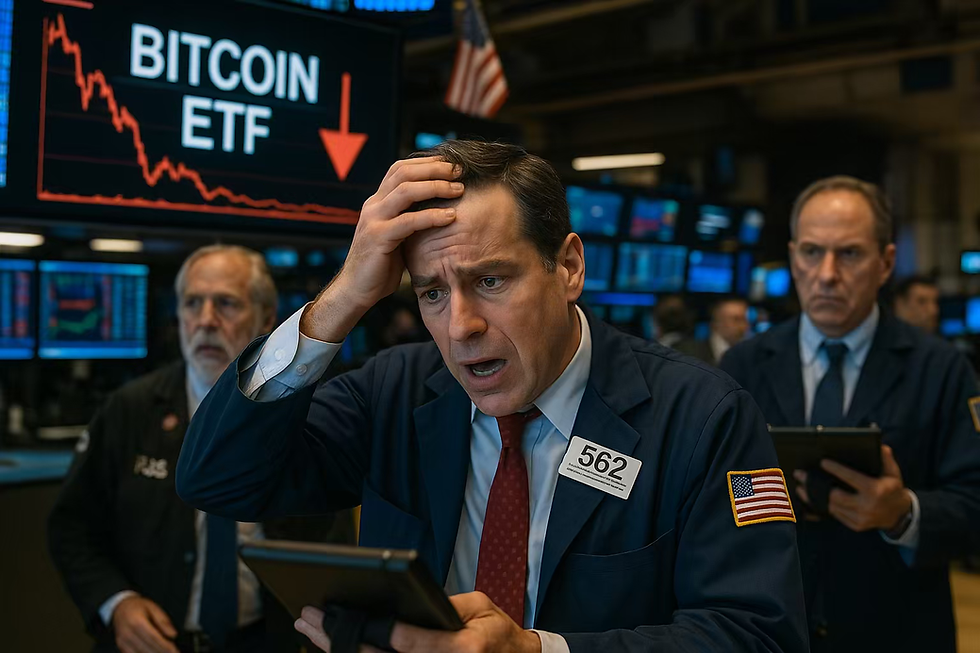 Bitcoin ETF Outflows Amid US Political Unrest