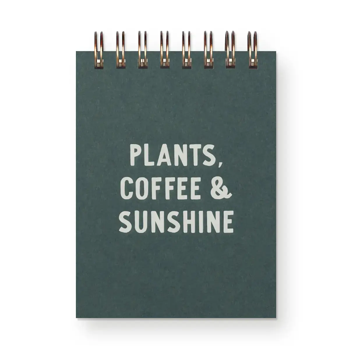 Plants, Coffee & Sunshine Mini Jotter Notebook