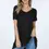 Thumbnail: Lady Granville V-Neck High Low, with X-Back Detail Knit Tunic Top - Navy
