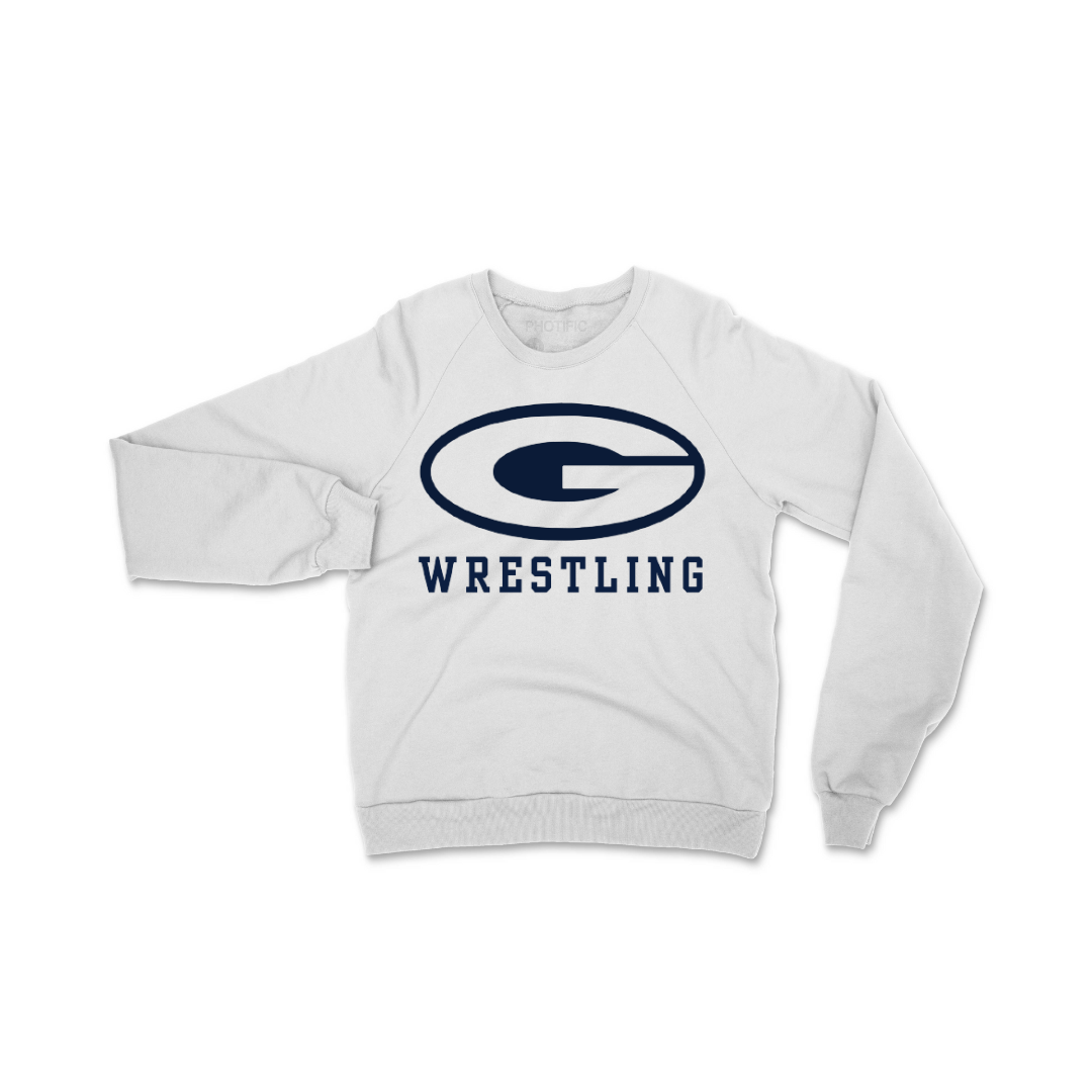 White Wrestling Crewneck Sweatshirt (Big G)