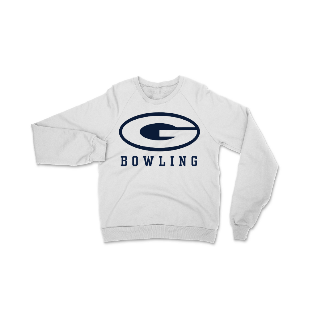 White Bowling Crewneck Sweatshirt (Big G)