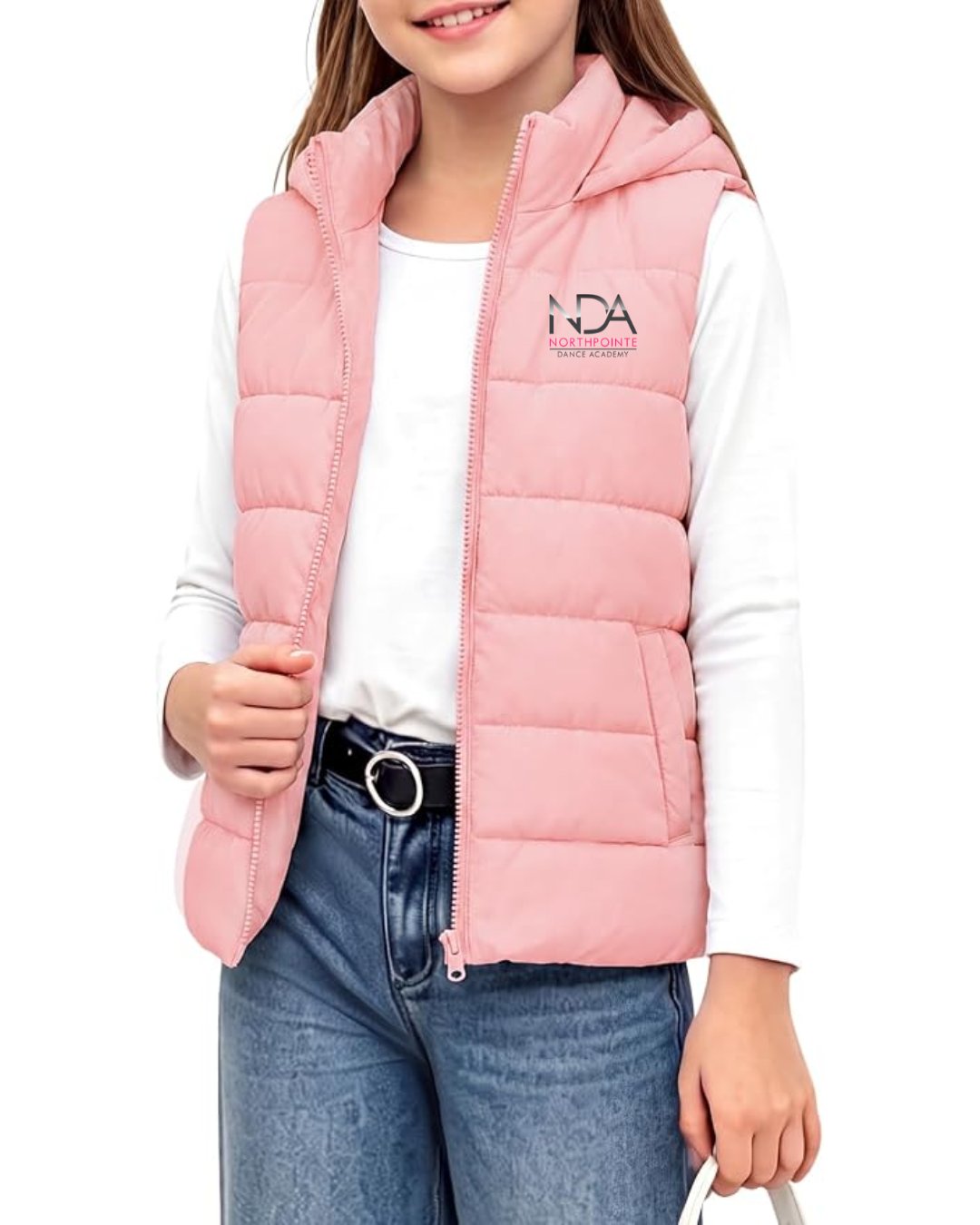 Northpointe Dance Academy Girls Puffer Vest