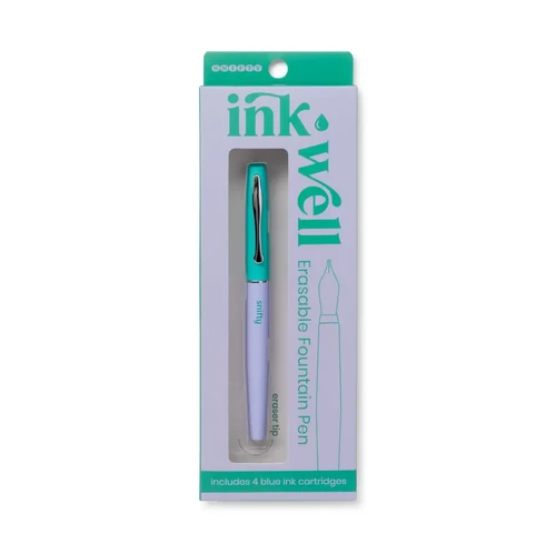 Sniffin Ink Snifty Ink Well Erasable Fountain Pen - Pink/Blue | justwriteohio