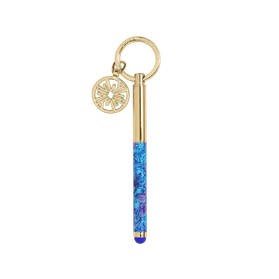 Lilly Pulitzer Stylus Pen Key Fob - Shells N Bells