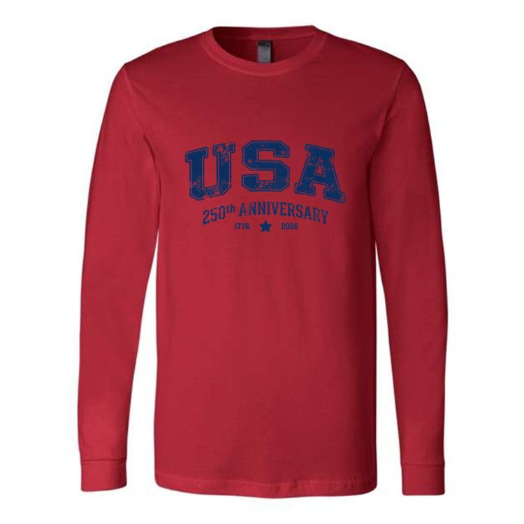 USA Adult Long Sleeve Tee