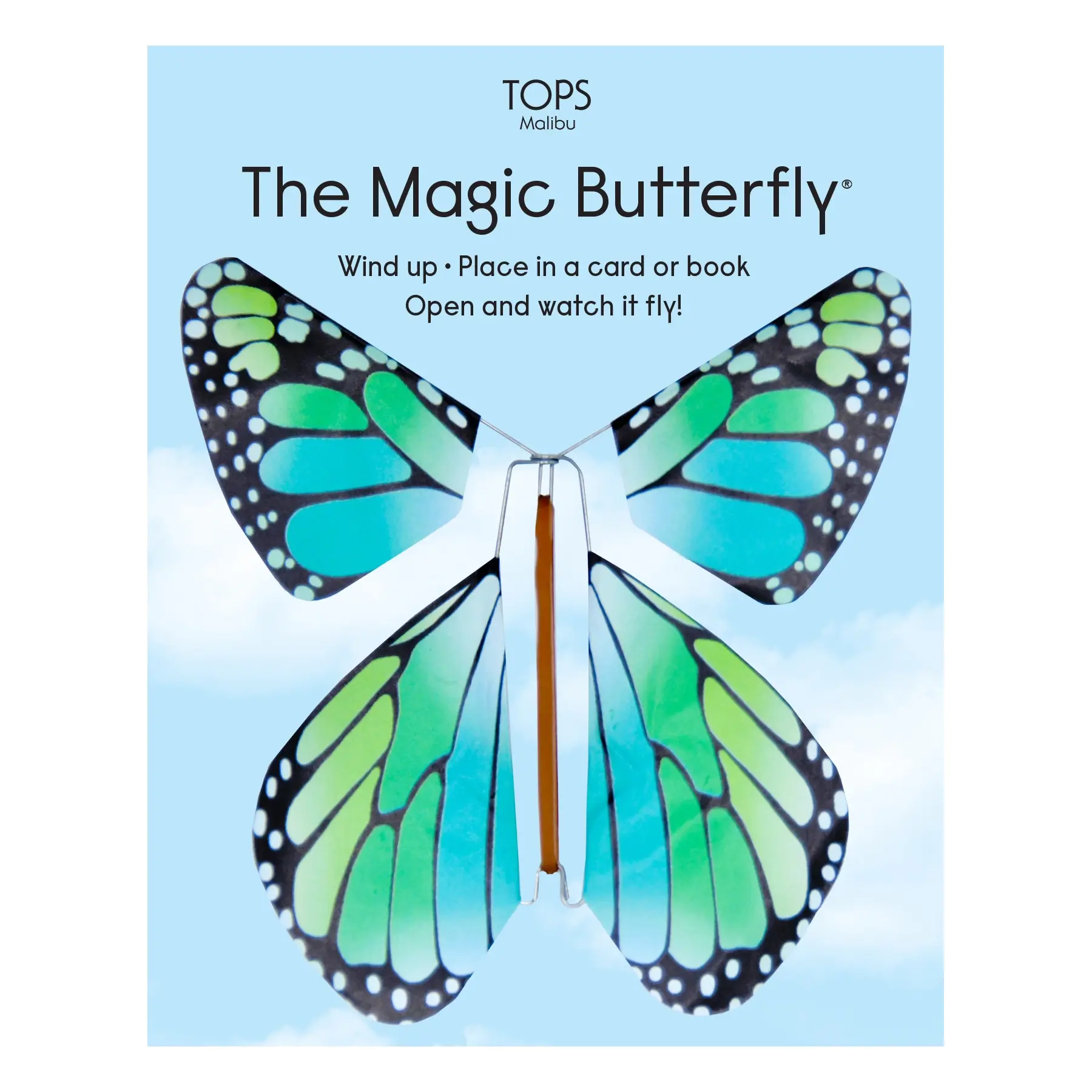 Tops Malibu Magic Flying Rainbow Butterfly - Green