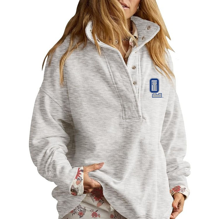 Thumbnail: Liberty Oversized Henley Mockneck