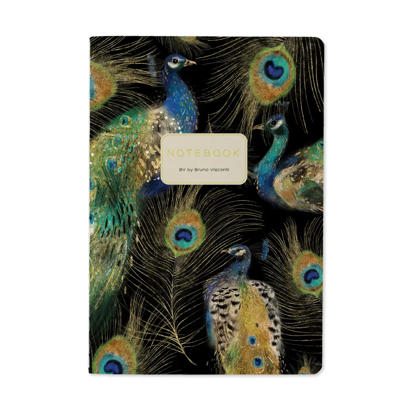 Bruno Visconti Magic Peacocks A5 Notebook